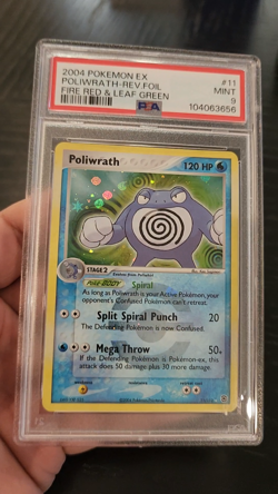 POLIWRATH - REV FOIL - PSA 9 - 2004 POKEMON EX FIRE RED & LEAF GREEN - #11 - Image 2