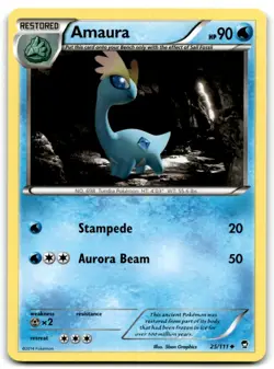 2014 XY - Furious Fists Amaura Restored/Uncommon #25 - Image 1