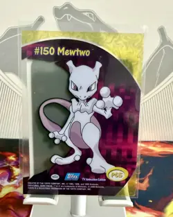 2000 Topps Pokemon TV Animation Edition Series 2 #PC5 Mewtwo Clear - Image 1