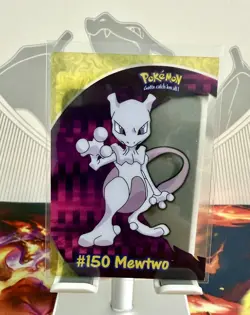 2000 Topps Pokemon TV Animation Edition Series 2 #PC5 Mewtwo Clear - Image 2