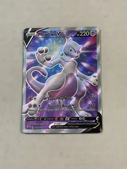 Pokemon TCG Mewtwo V SWSH229 Black Star Promo Sword & Shield 2022 NM NICE LOOK!! - Image 3