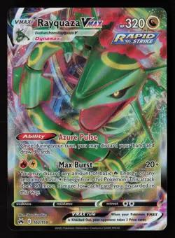 Rayquaza VMAX (102) 102/159 Crown Zenith Pokemon TCG NM - Image 1