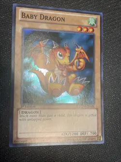 Baby Dragon - LCJW-EN006 - Super Rare - 1st Edition x1 - Lightly Played - Image 1