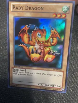 Baby Dragon - LCJW-EN006 - Super Rare - 1st Edition x1 - Lightly Played - Image 2