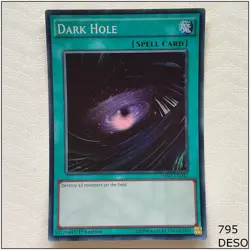 Dark Hole - DESO-EN042 - Super Rare 1st Edition Yugioh - Image 1