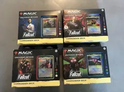 Magic: The Gathering Fallout Commander Deck Set of 4 - Image 1