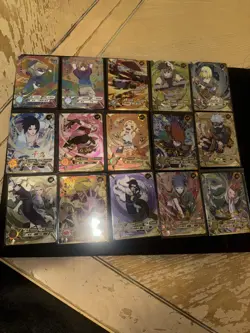 NARUTO TRADING CARD TCG LOT- HOLO RARES NR-SR COLLECTABLE CARD GAME 51 Cards - Image 1