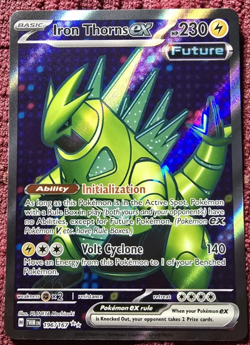 Iron Thorns ex 196/167 Holo Shiny Pokemon TCG Card Twilight Masquerade NM (F033) - Image 1