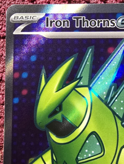 Iron Thorns ex 196/167 Holo Shiny Pokemon TCG Card Twilight Masquerade NM (F033) - Image 2