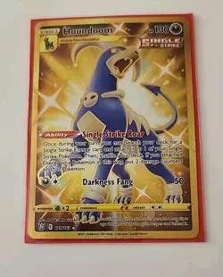 Pokemon TCG Houndoom 179/163 Full Art Secret Rare Battle Styles. Pokemon Card NM - Image 1