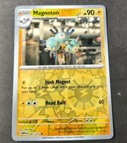 Pokemon 151 Magneton Reverse Holo Uncommon Card 082/165 NM - Image 1