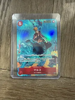One Piece Card Game Marco Alt Art OP03-013 SR Mighty Enemies Japanese NM-abc - Image 1
