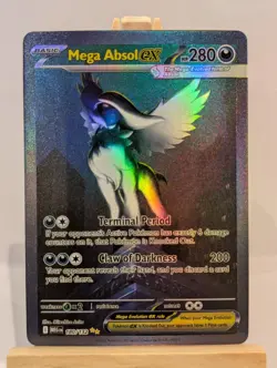Custom Fan Art Mega Absol EX High Quality Custom Card Foil Finish - Image 1