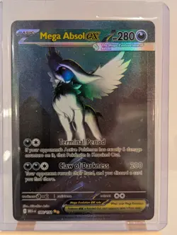 Custom Fan Art Mega Absol EX High Quality Custom Card Foil Finish - Image 3
