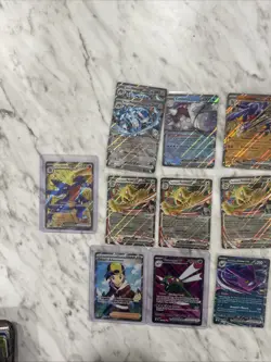 Pokemon Destined Rivals Ex Lot, Cynthia’s Garchomp Ultra Rare 3 Full Art Cards - Image 4