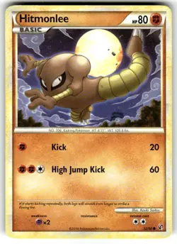 HITMONLEE 52/90 - Non Holo - common - Undaunted - 2010 Pokemon CARD - LP Tcg - Image 1