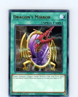 Yu-Gi-Oh TCG Dragon's Mirror MAGO-EN142 1st Edition Regular Rare Card NM - Image 1