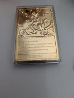 Pokemon TCG Burger King Mewtwo #150 23k Gold-plated Card in Pokeball 1999 - Image 4
