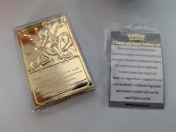 Pokemon TCG Burger King Mewtwo #150 23k Gold-plated Card in Pokeball 1999 - Image 5