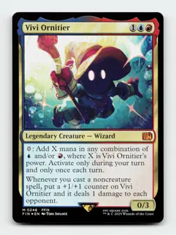 Vivi Ornitier FINAL FANTASY FOIL Magic The Gathering MTG Card - Image 1
