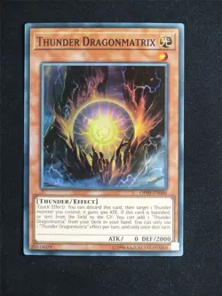 Thunder Dragonmatrix OP09 Super Rare - Yugioh Card #228 - Image 1