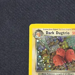 Pokemon Dark Dugtrio TCG 6/82 Rare Holo Card LP Team Rocket - Image 5