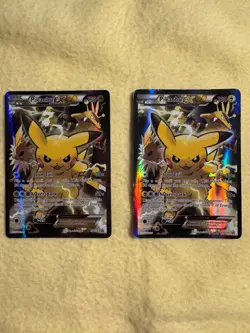 2x Pikachu EX XY124 Black Star Promo Card 2016 - Image 1