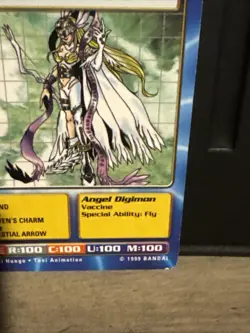Angewomon BO-16 Digimon Card 2000 Bandai Series 1 Unlimited NM Digi-Battle - Image 5