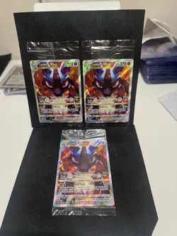 Lucario VSTAR Promo SWSH291 Crown Zenith ETB Pokemon Card - Sealed Lot 3x - Image 1