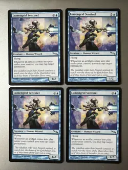 4x Lumengrid Sentinel (NM) Mirrodin Uncommon MRD Magic the Gathering MTG Playset - Image 1
