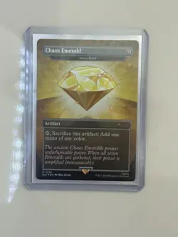 Chaos Emerald - Lotus Petal (7035) Secret Lair Drop Foil - Image 1