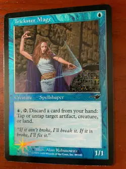 MTG Trickster Mage SINGLE USED EXCELLENT CONDITION SEE PHOTOS - Image 1