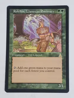 MTG Rofellos, Llanowar Emissary (Urza's Destiny/Green/R) - BGM - Image 1