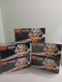 Pokemon Prismatic Evolutions Bundle Lot of 5 Surprise Boxes New Factory Sealed - Image 1