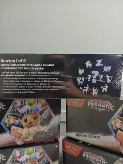 Pokemon Prismatic Evolutions Bundle Lot of 5 Surprise Boxes New Factory Sealed - Image 2
