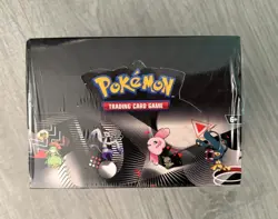 Pokemon TCG Black Bolt & White Flare 8 Mini Tins Full Art Set sealed Display Box - Image 1