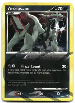 Pokemon Arceus () HOLO Holo Rare Arceus AR1 MP - Image 1