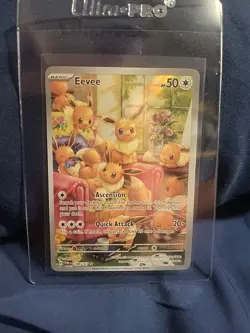 DA109228 Eevee #188/167 Illustration Rare SV06: Twilight Masquerade Pokemon - Image 1
