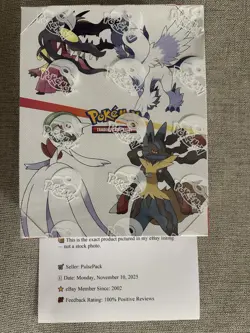 Pokemon TCG Mega Evolution Mini Portfolio w/Booster 12x Box - Factory Sealed - Image 1