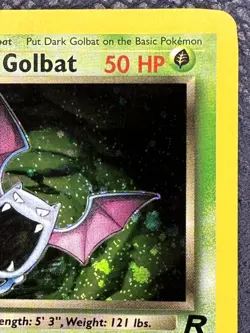 2000 Dark Golbat #7/82 Holo (SWIRL) LP Rare Pokemon Team Rocket Vintage WOTC - Image 3