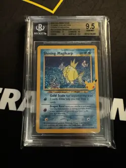 BGS9.5 Gem Mint Pokemon Celebrations Shining Magikarp 66/64 Classic Collection - Image 1
