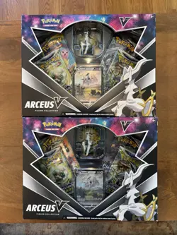 Pokemon TCG Arceus V Figure Collection Sealed x2 - Image 1