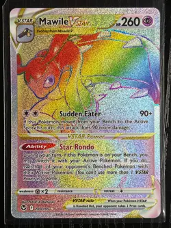 Mawile VSTAR 200/195 (Hyper Rare Rainbow Secret) Silver Tempest NM Pokemon - Image 1