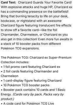 ?? Pokemon TCG ?? Brand New Charizard ex Super Premium Collection Box Sealed NM - Image 4
