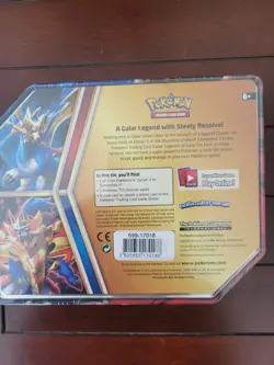 Pokemon Legends of Galar Zacian V Tin Sealed (Small dent) 820650807107 - Image 3