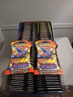 POKEMON PHANTASMAL FLAMES SLEEVED BOOSTER PACK CASE - FACTORY SEALED 144 Packs - Image 1
