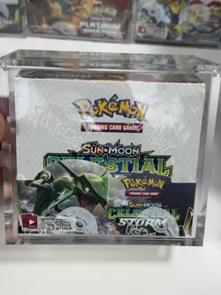 Pokemon TCG Sun & Moon Celestial Storm Box SEALED 2018 W/ Ultra Pro Case - Image 1
