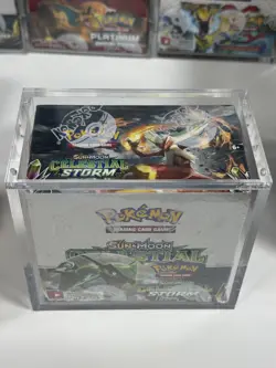 Pokemon TCG Sun & Moon Celestial Storm Box SEALED 2018 W/ Ultra Pro Case - Image 2