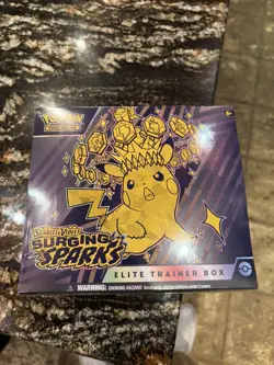 Pokemon Surging Sparks ETB Elite Trainer Box (FACTORY SEALED) - Image 1