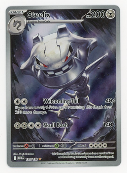 2025 Pokemon TCG Mega Evolution #150 Steelix Illustration Rare FULL ART - Image 1